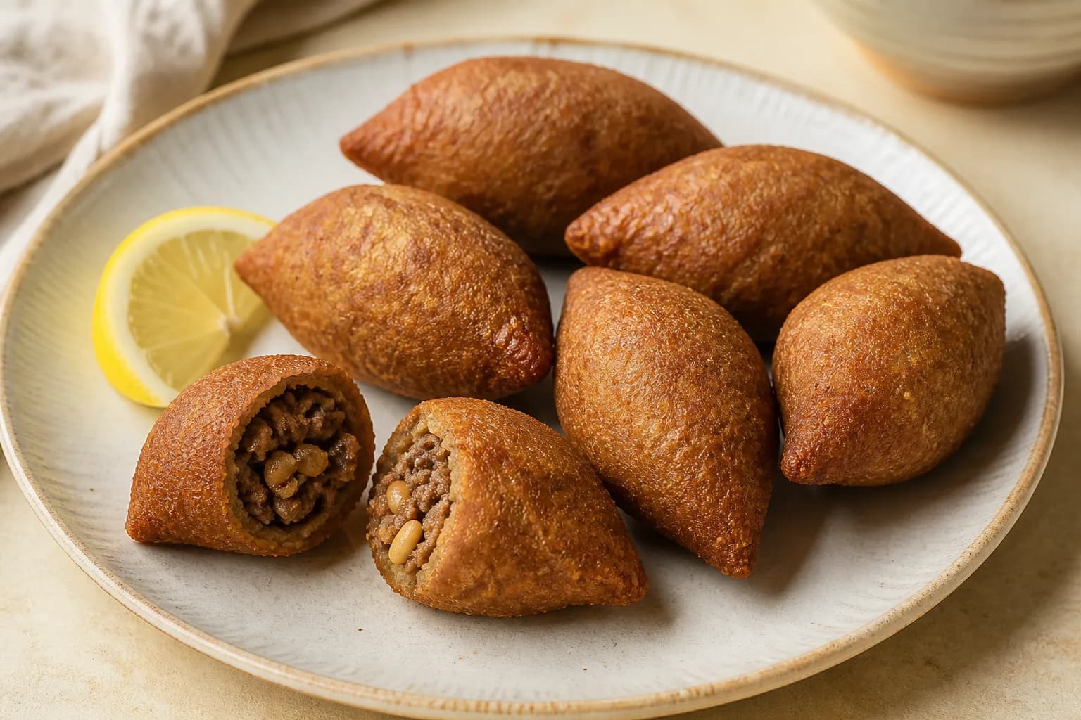 كبة مقلية ذهبية